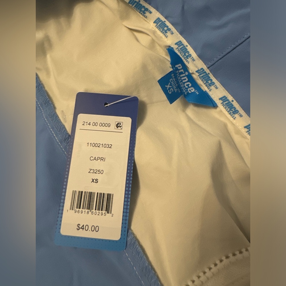 Prince pickleball x Target XS Cropped Windbreaker XS NWT dusty blue & pink - Picture 3 of 4
